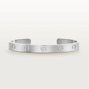 LOVE BRACELET 6.1MM OPEN CUFF SILVER