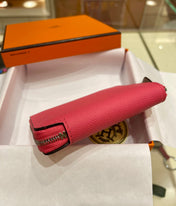 HM Compact Wallet 11.5 Dark Pink Epsom