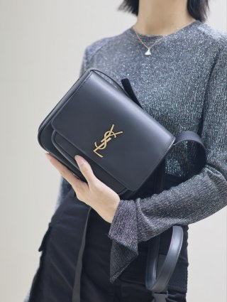 YSL 25S NIKI BABY 22 IN BLACK CALFSKIN GOLD HARDWRE