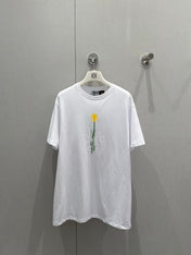 Loewe 25 Floral Round Neck Short-sleeved T-shirt Cotton