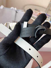 DIOR 25S BELT 20 MM IN BLACK CALFSKIN 618011