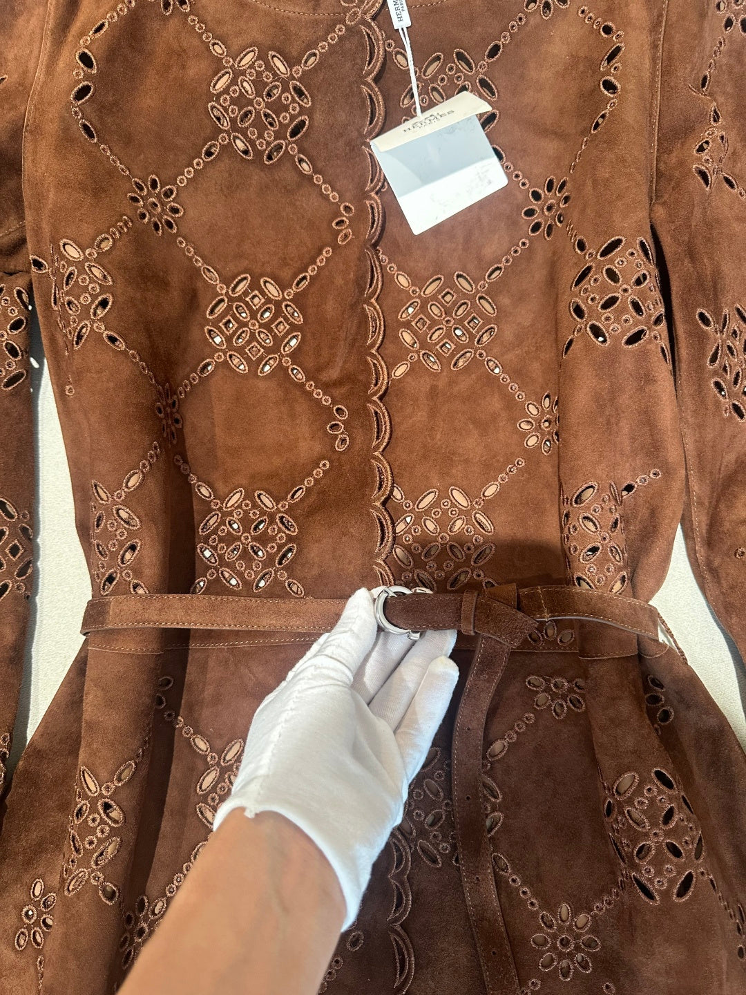HERMES 26S SUEDE JACKET 790