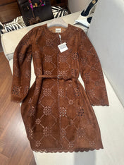 HERMES 26S SUEDE JACKET 790
