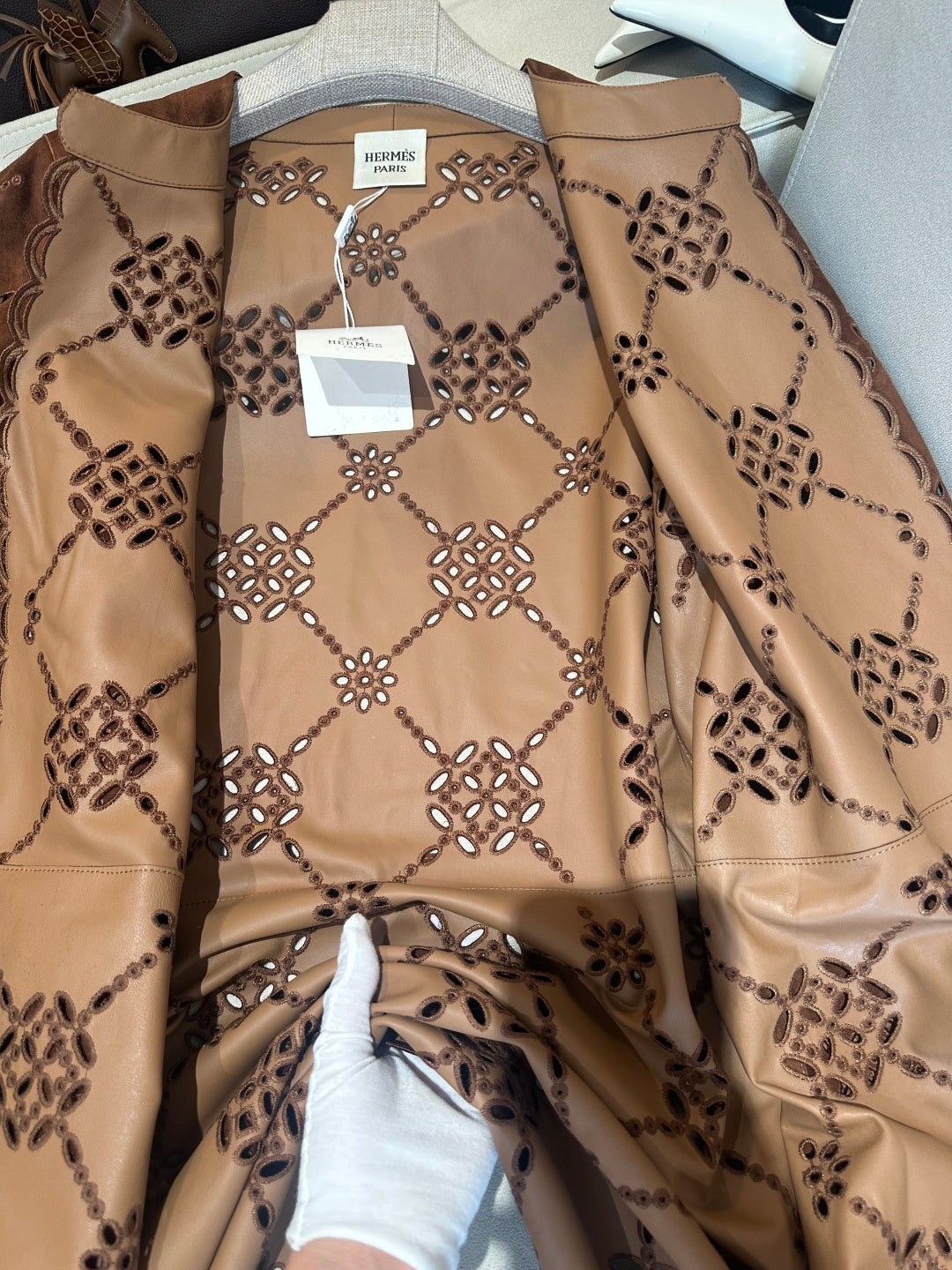 HERMES 26S SUEDE JACKET 790