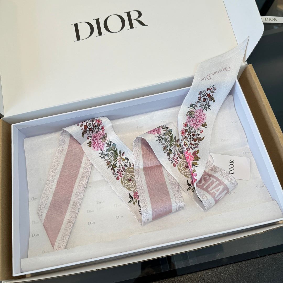 DIOR 26S SCARF 100CM IN SILK 280955