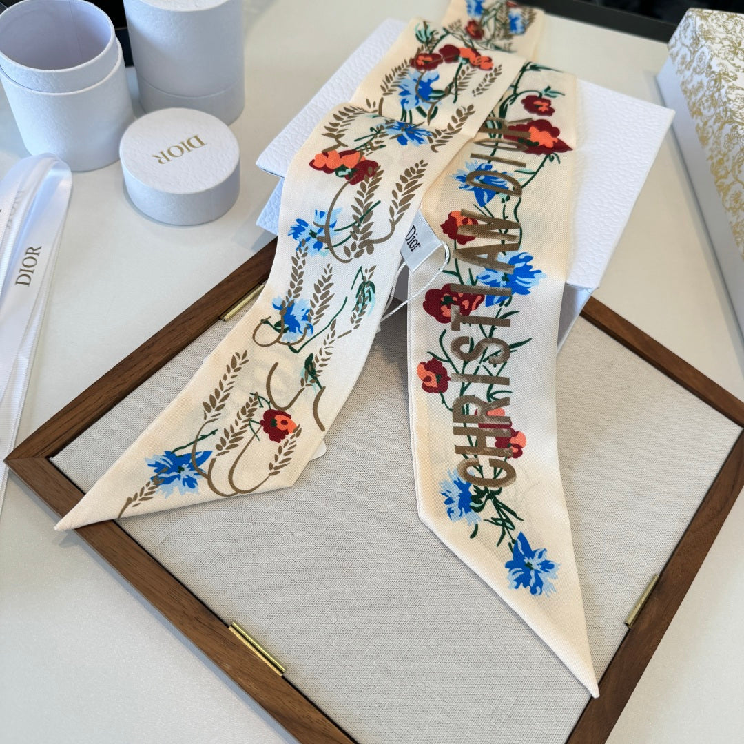 DIOR 26S SCARF 100CM IN SILK 295465