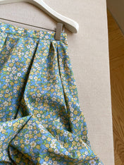 PRADA 26S FLORAL PRINT MIDI SKIRT 1047
