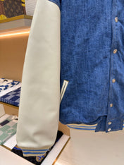 CELINE 26S DENIM VARSITY JACKET 631