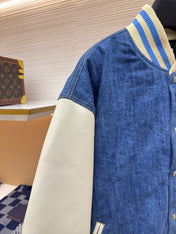 CELINE 26S DENIM VARSITY JACKET 631