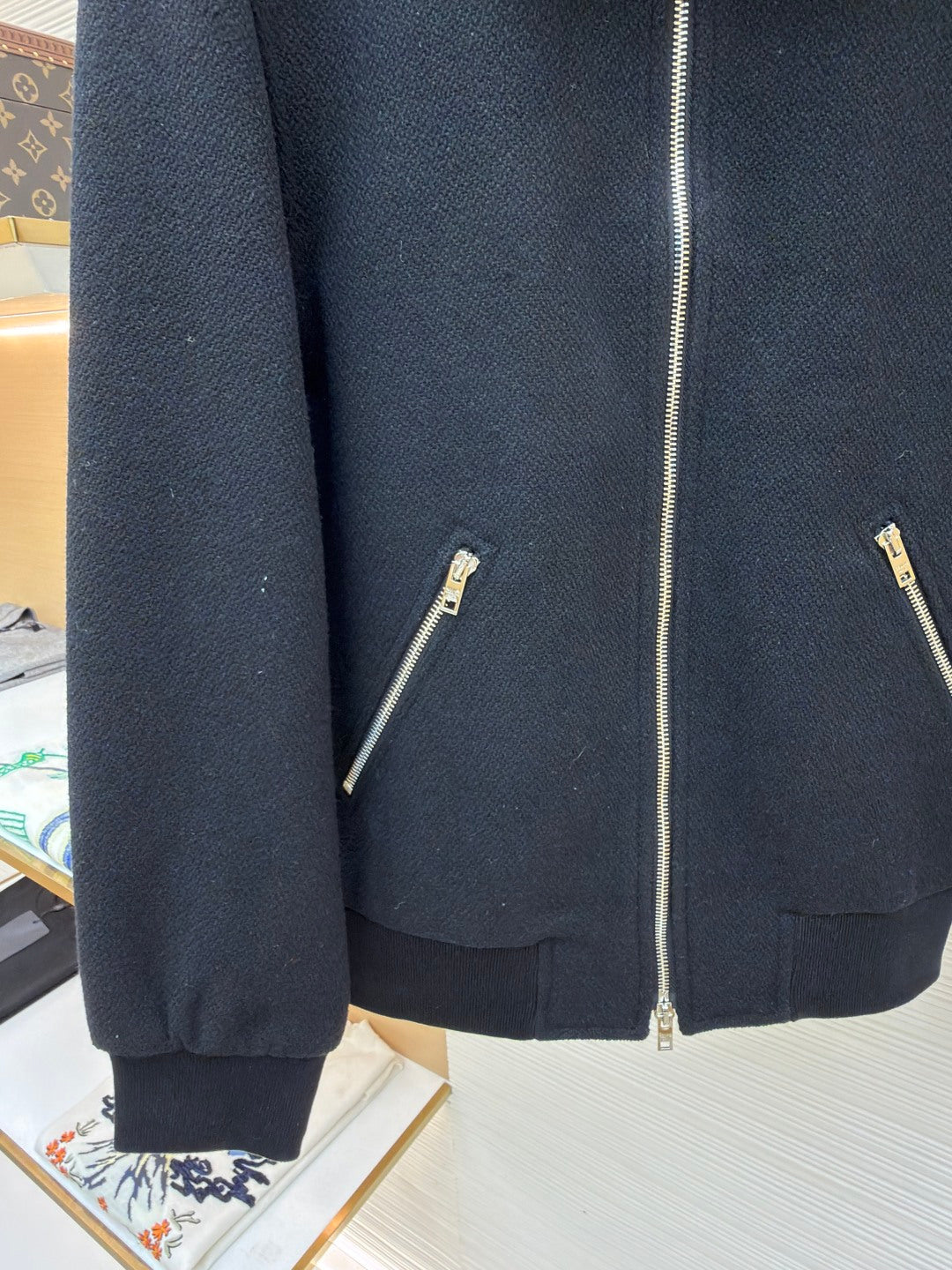 CELINE 26S ZIP-UP COLLAR JACKET 598