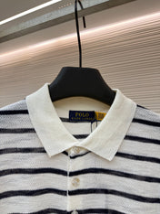 RALPH LAUREN 26S SHORT SLEEVE KNIT POLO TOP 515