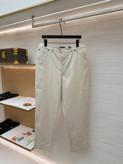 PRADA 26S LINEN COTTON TROUSERS 1015