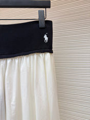 RALPH LAUREN 26S PLEATED MAXI SKIRT 430