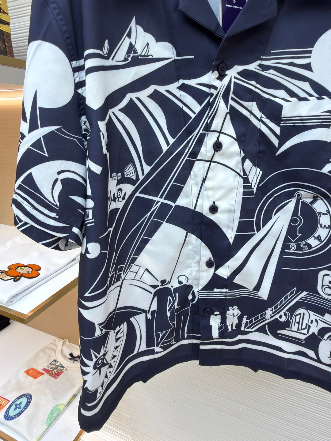 RALPH LAUREN 26S PRINTED SHORT SLEEVE SHIRT 341