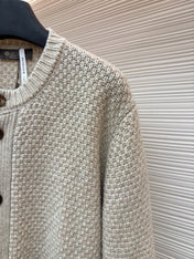 LORO PIANA 26S BUTTON-UP KNIT CARDIGAN 935
