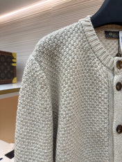 LORO PIANA 26S BUTTON-UP KNIT CARDIGAN 935
