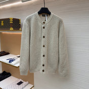 LORO PIANA 26S BUTTON-UP KNIT CARDIGAN 935