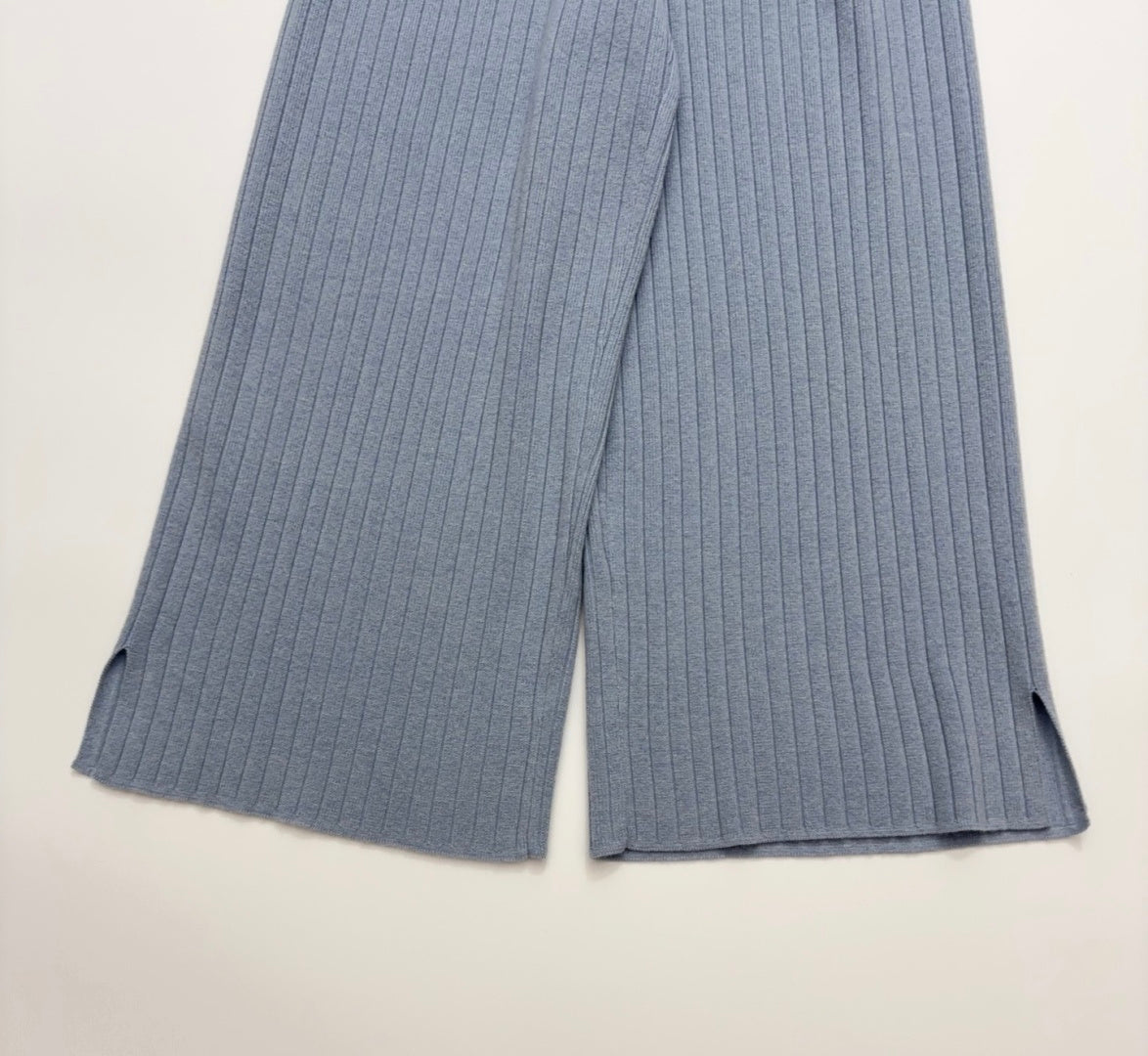LORO PIANA 26S WIDE-LEG KNIT PANTS 974