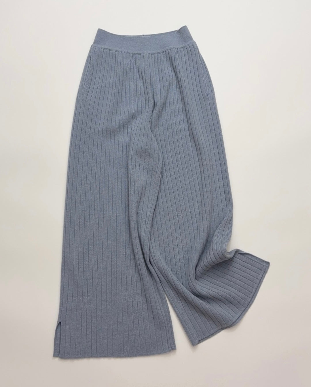 LORO PIANA 26S WIDE-LEG KNIT PANTS 974
