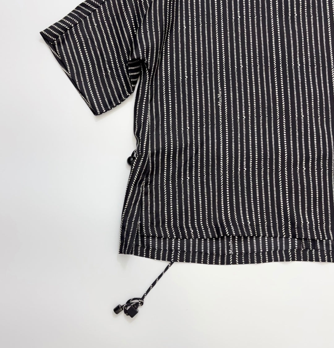 MAXMARA 26S SHORT-SLEEVE DRAWSTRING TOP 281