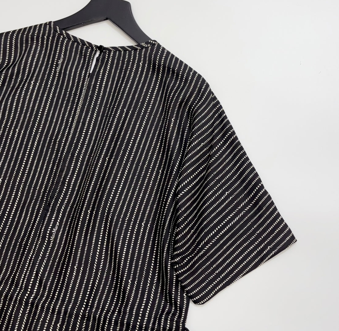 MAXMARA 26S SHORT-SLEEVE DRAWSTRING TOP 281