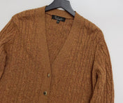 LORO PIANA 26S V-NECK KNIT CARDIGAN 975