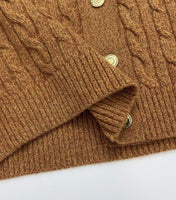 LORO PIANA 26S V-NECK KNIT CARDIGAN 975