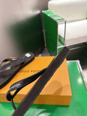 LV 26S THONG SANDALS IN BLACK EVA