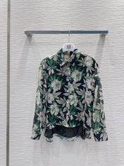 Loewe 2025 Floral Shirt Polyester Fiber