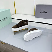 TOM FORD 26S SNEAKER HOGAN IN DARK BROWN SUEDE