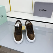 TOM FORD 26S SNEAKER HOGAN IN DARK BROWN SUEDE