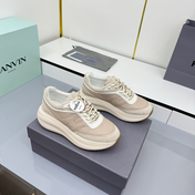 TOM FORD 26S HOGAN SNEAKERS IN BEIGE CALFSKIN AND SUEDE