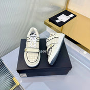 CHANEL 26S SNEAKERS IN WHITE TWEED AND CALFSKIN