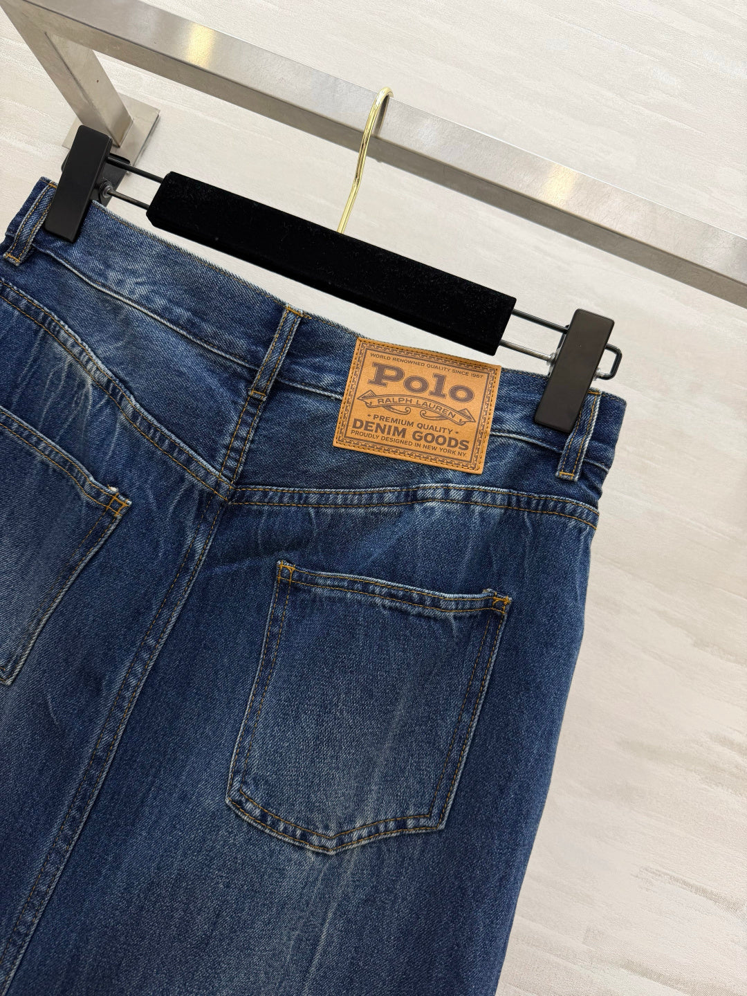 RALPH LAUREN 26S DENIM SKIRT 425