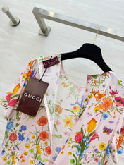 GUCCI 26S SHORT-SLEEVE MINI DRESS 398