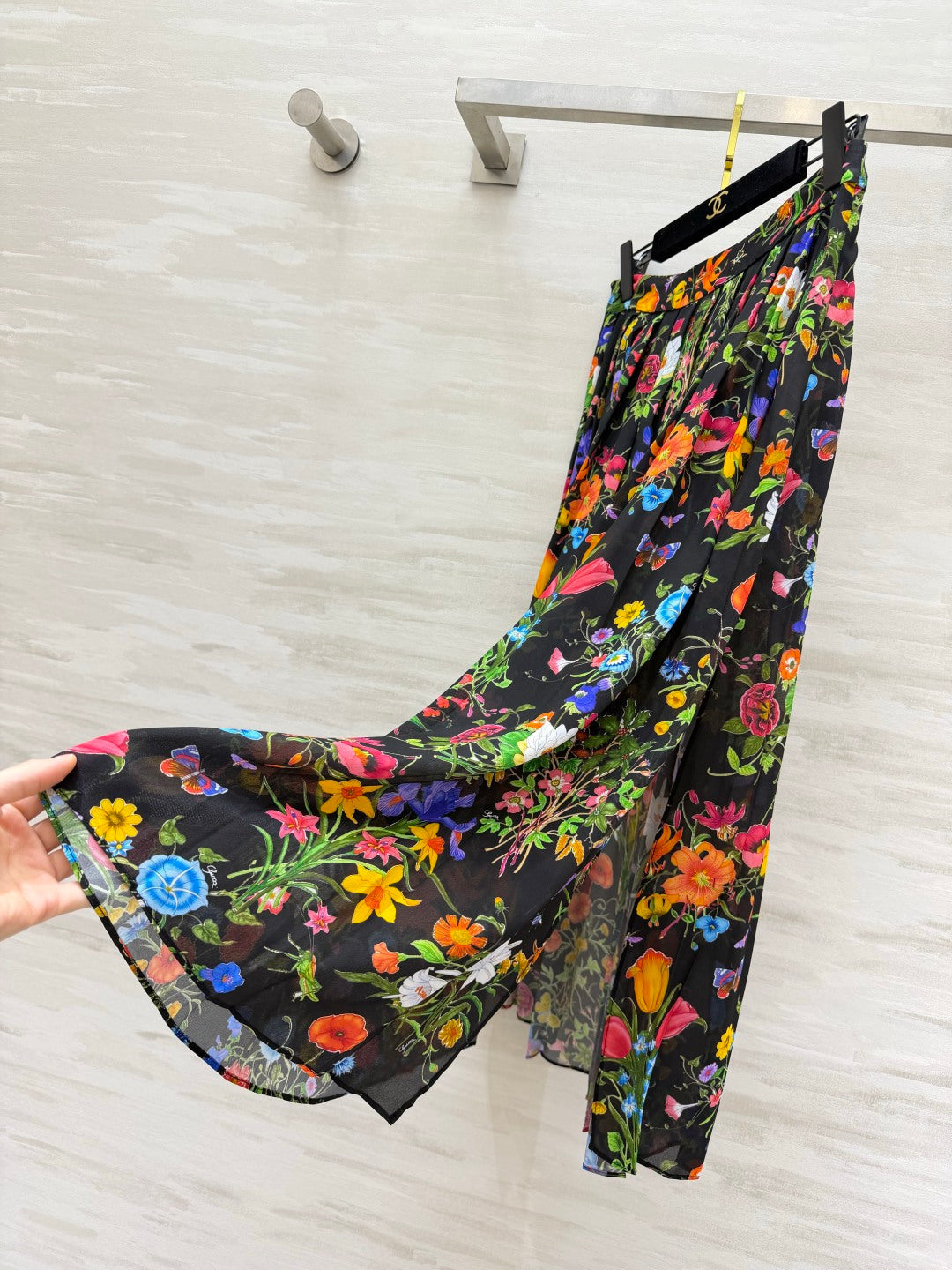 GUCCI 26S PLEATED MIDI SKIRT 397