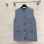 GUCCI 26S SLEEVELESS TWEED VEST 428