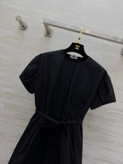 LOEWE 26S BELTED PUFF-SLEEVE SHIRT DRESS 565