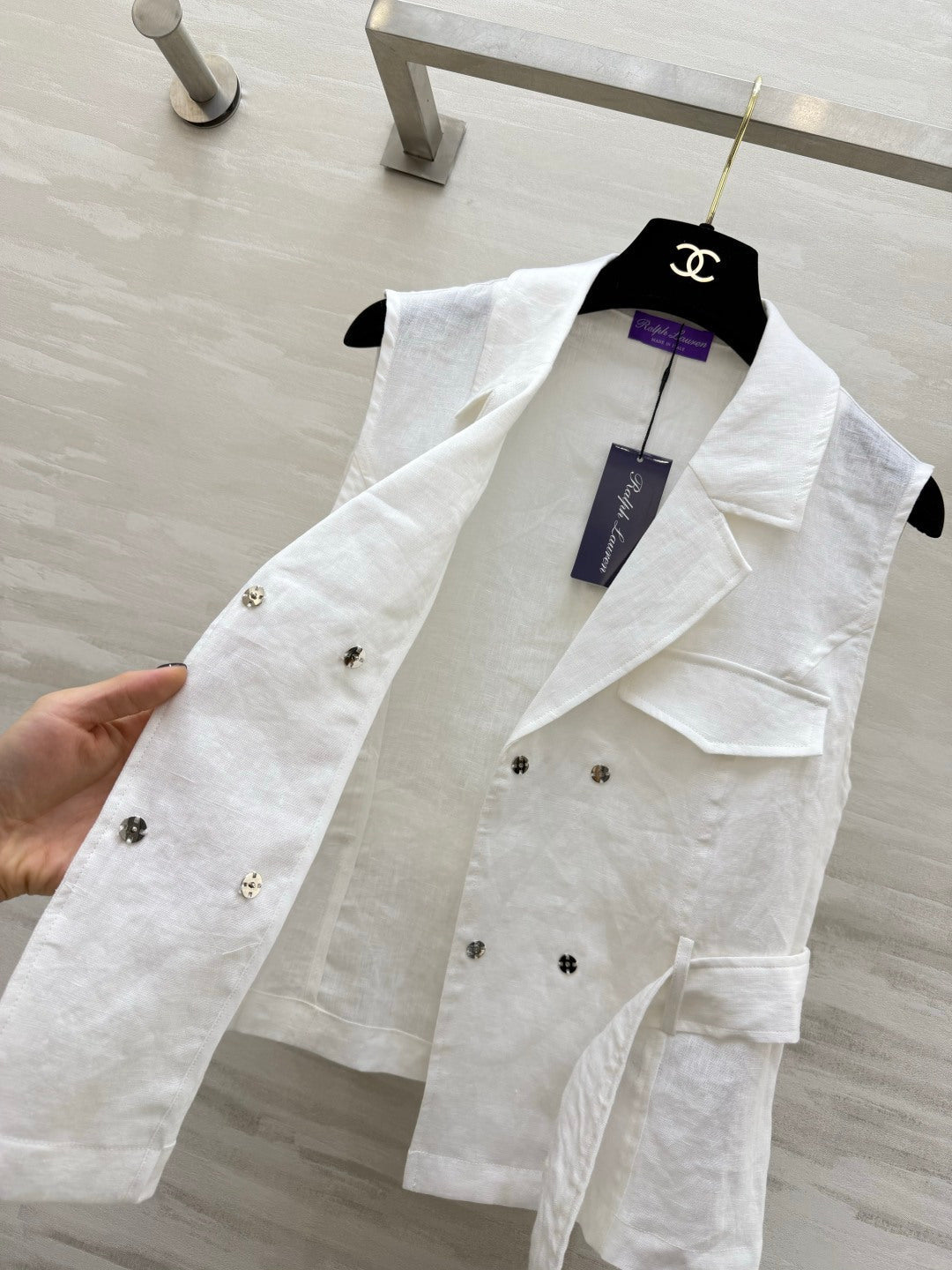 RALPH LAUREN 26S LINEN BLAZER 338