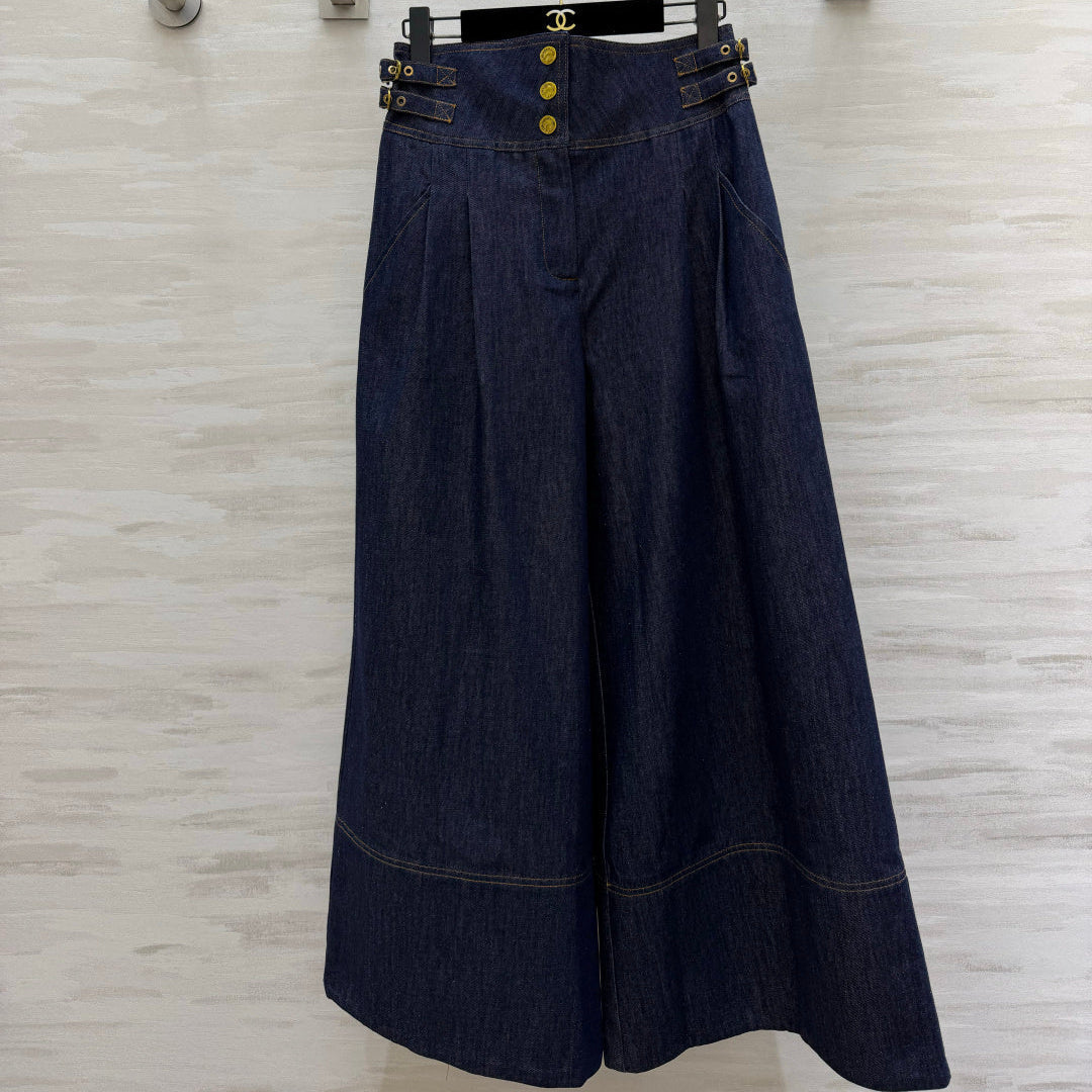ZIMMERMANN 26S HIGH-WAIST WIDE-LEG PANTS 280