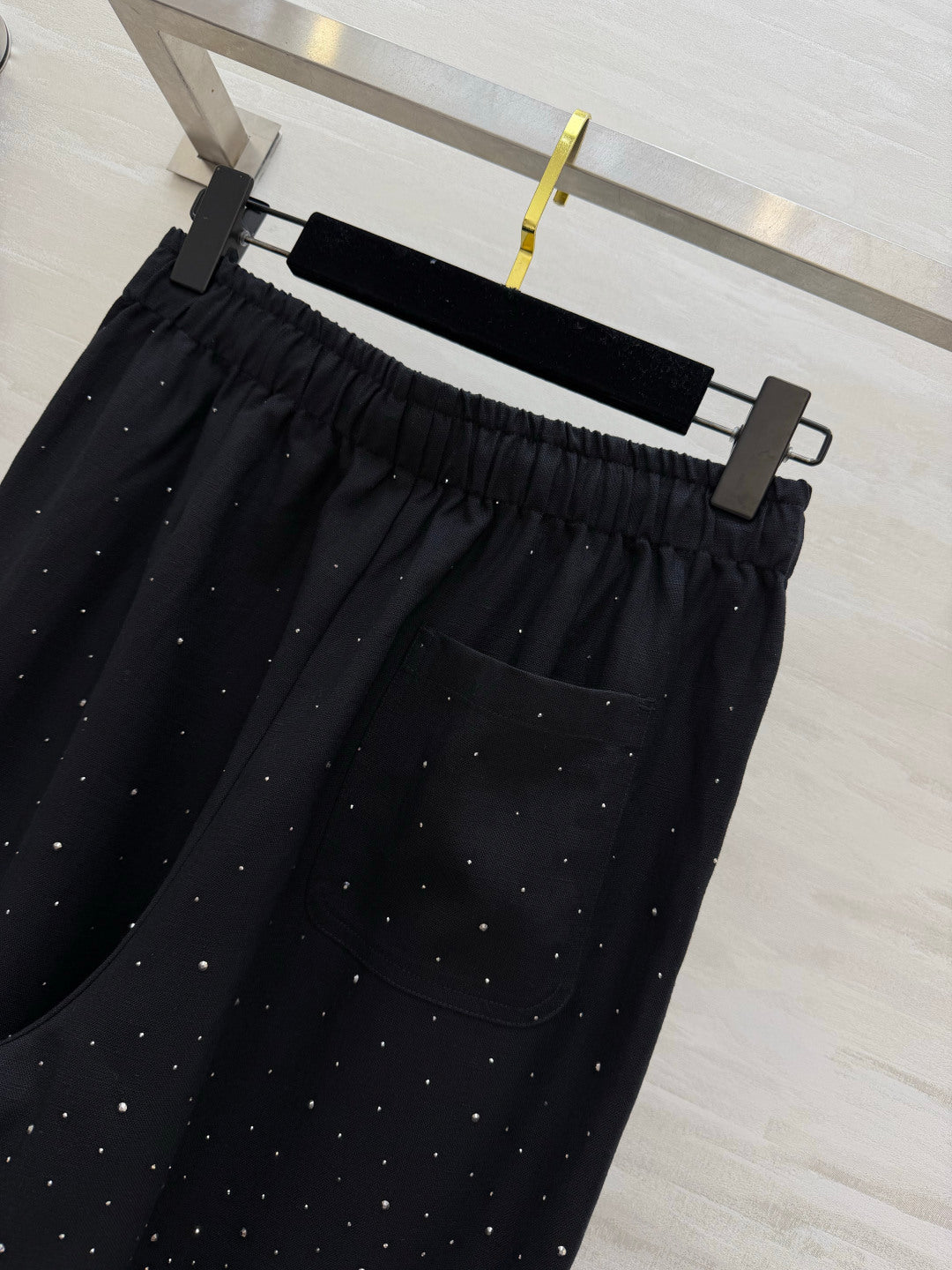 YSL 26S WIDE-LEG DRAWSTRING PANTS 505