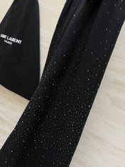 YSL 26S WIDE-LEG DRAWSTRING PANTS 505