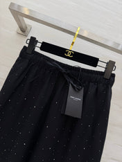 YSL 26S WIDE-LEG DRAWSTRING PANTS 505