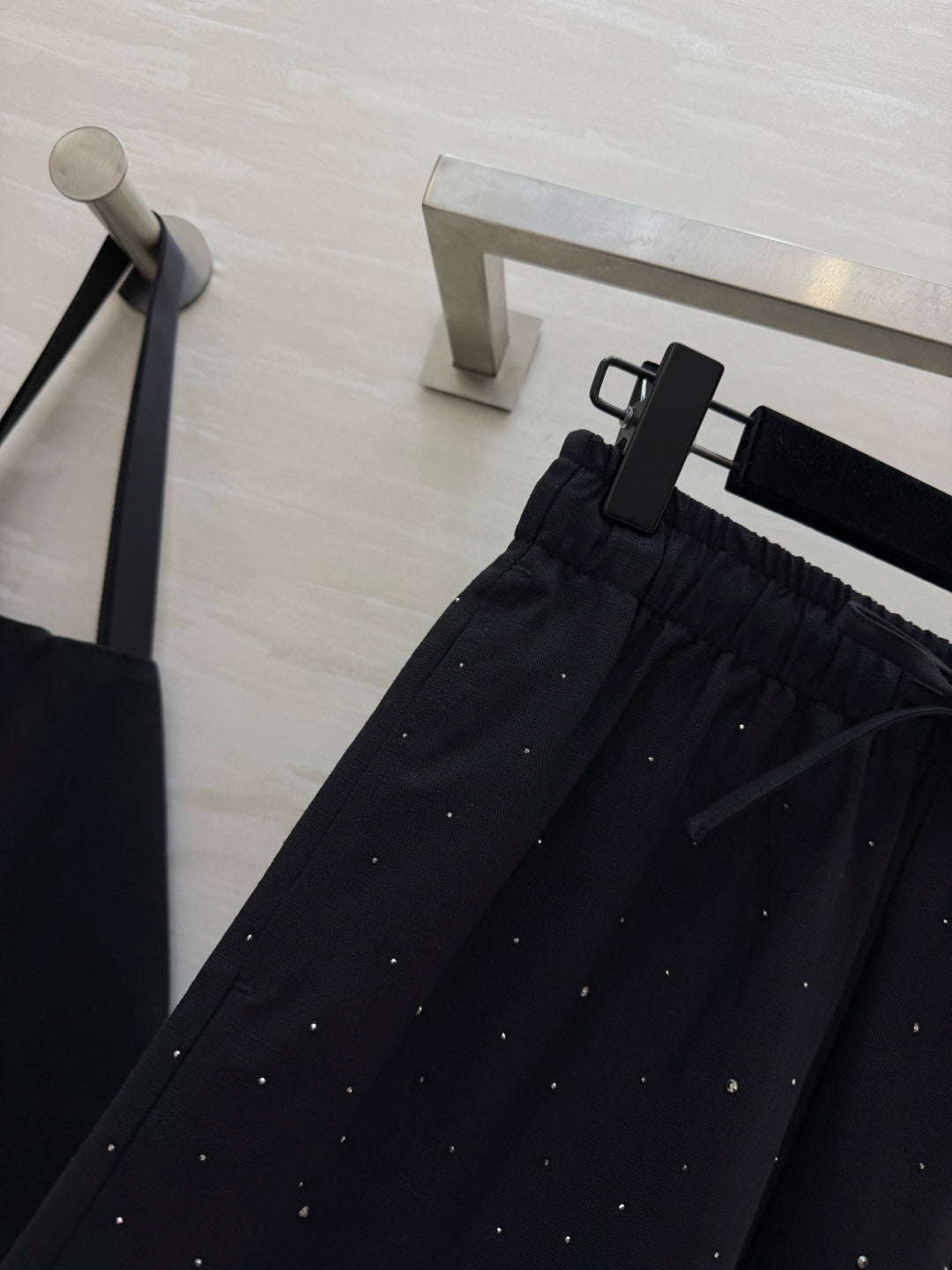 YSL 26S WIDE-LEG DRAWSTRING PANTS 505