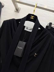 YSL 26S LONG-SLEEVE TOP & MIDI SKIRT SET 504