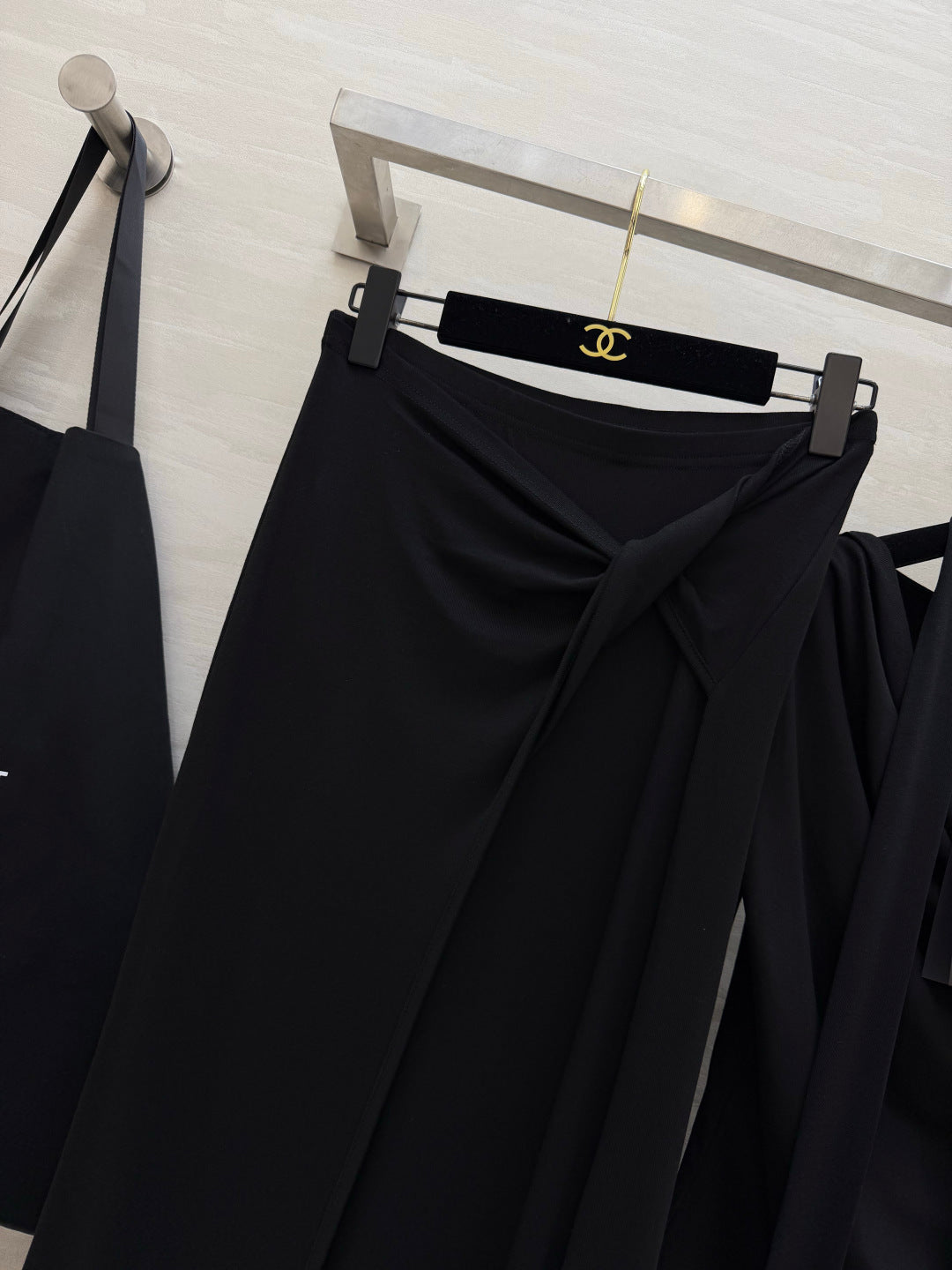 YSL 26S LONG-SLEEVE TOP & MIDI SKIRT SET 504