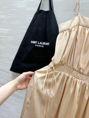 YSL 26S STRAP SLIP DRESS 459
