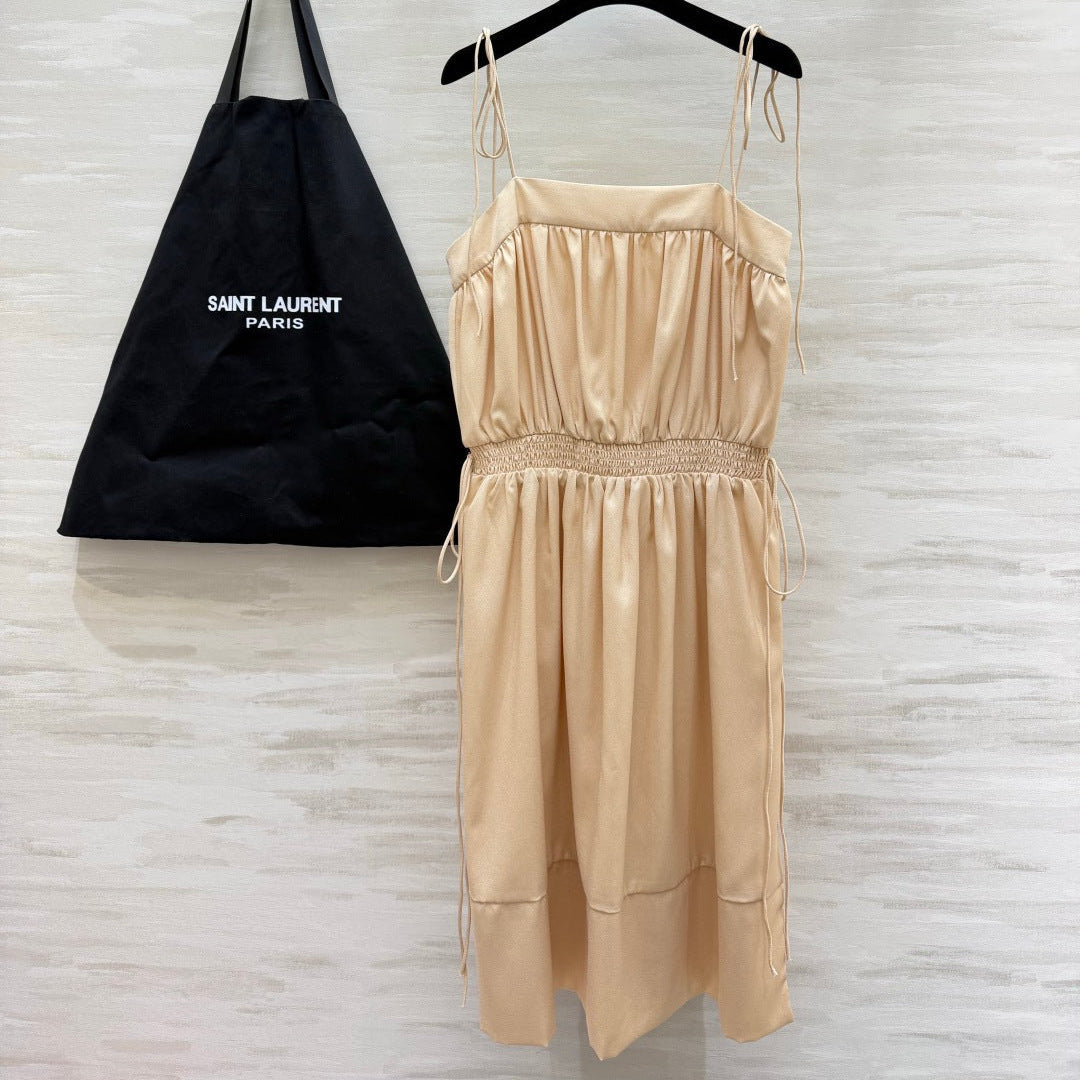 YSL 26S STRAP SLIP DRESS 459