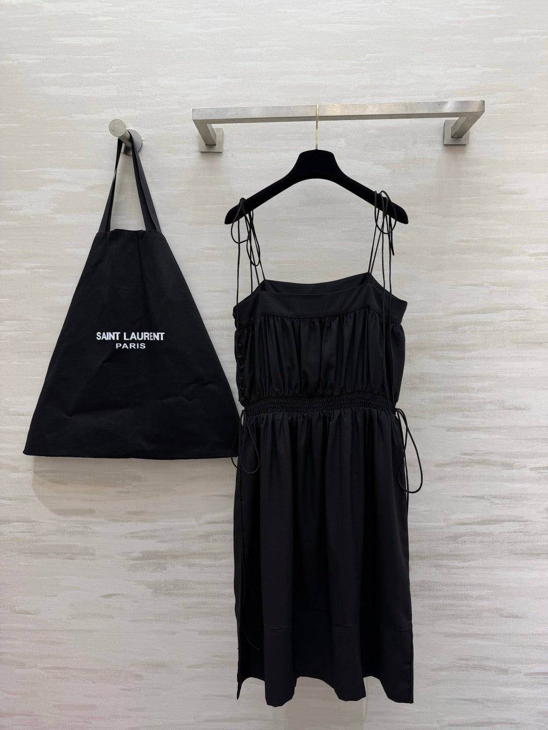 YSL 26S STRAP SLIP DRESS 458
