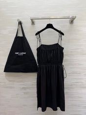 YSL 26S STRAP SLIP DRESS 458